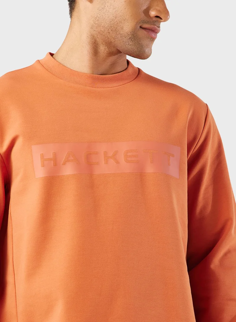 Hackett Logo Crew Neck Sweatshirt