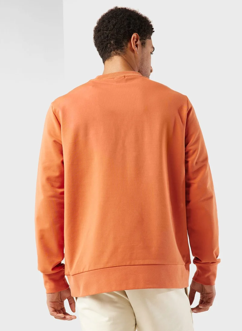Hackett Logo Crew Neck Sweatshirt