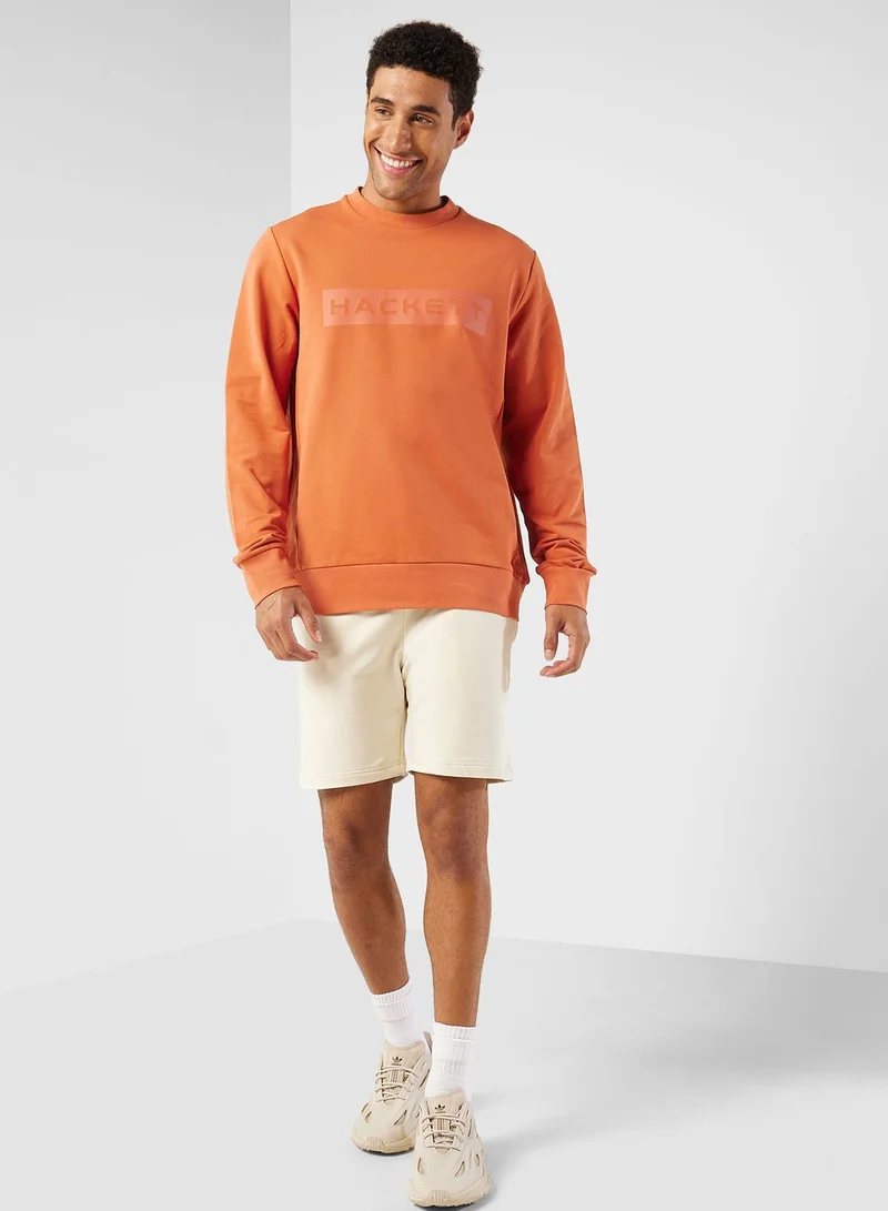 Hackett Logo Crew Neck Sweatshirt