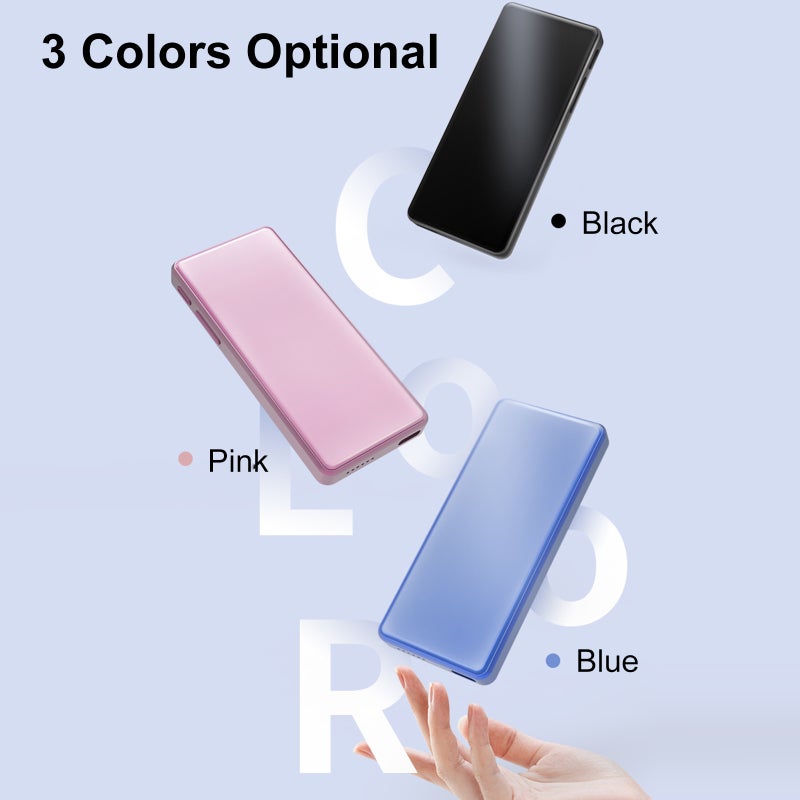 Portable Bluetooth Speaker: BT5.0 Technology, Compact Zinc Alloy Shell, 16GB Storage + TF Slot - 3.5Inch IPS Screen, Lossless Audio Support, Multi-Function Mp3 Player for On-the-Go Music, E-Book and O - Image 3
