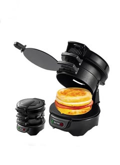 Generic Multifunctional Burger Press Machine, 600W Breakfast Electric Sandwich Maker,with Egg Cooker Ring and Non-Stick Coated Plates,for Hamburgers  - Image 1