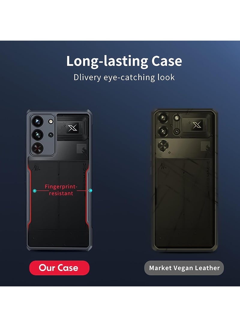 For ZTE nubia Red Magic 10 Pro Case / Red Magic 10 Pro+ Case, Camera Lens Protection Back Cover, TPU+PC Shockproof Bumper Mobile Phone Case, Anti-Yellowing Slim Fit Protective Casing - Image 5