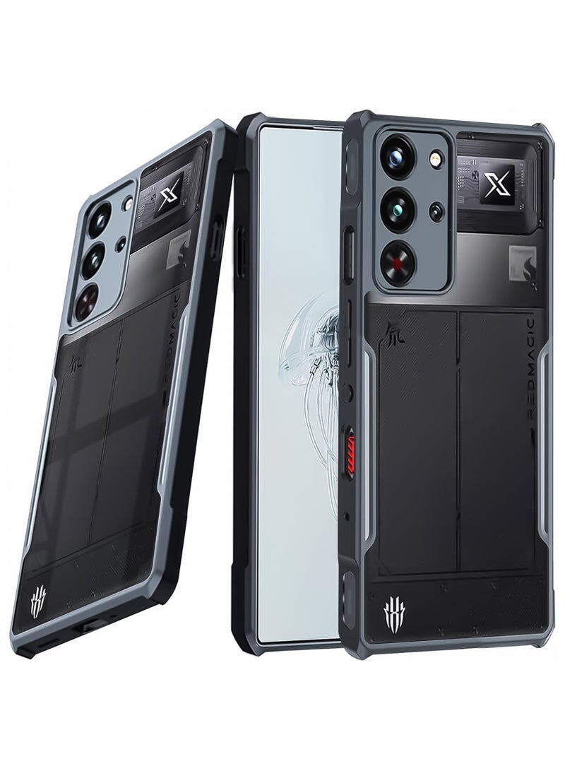 For ZTE nubia Red Magic 10 Pro Case / Red Magic 10 Pro+ Case, Camera Lens Protection Back Cover, TPU+PC Shockproof Bumper Mobile Phone Case, Anti-Yellowing Slim Fit Protective Casing - Image 1
