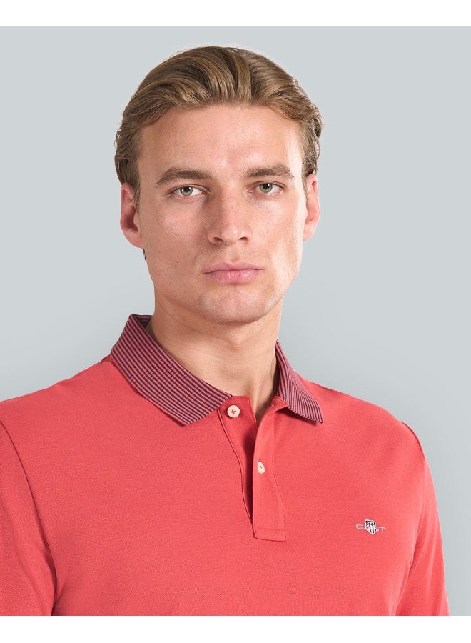 غانت قميص بولو جانت رجالي بتفاصيل متباينة - Image 4