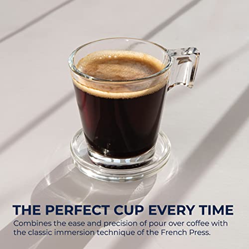 Clever Coffee Dripper and Filters, Large 18 oz, Original Classic Design, Safe BPA Free Plastic, dripper coffee maker, drip coffee maker pour over, 100 filters, coaster and lid - Image 5
