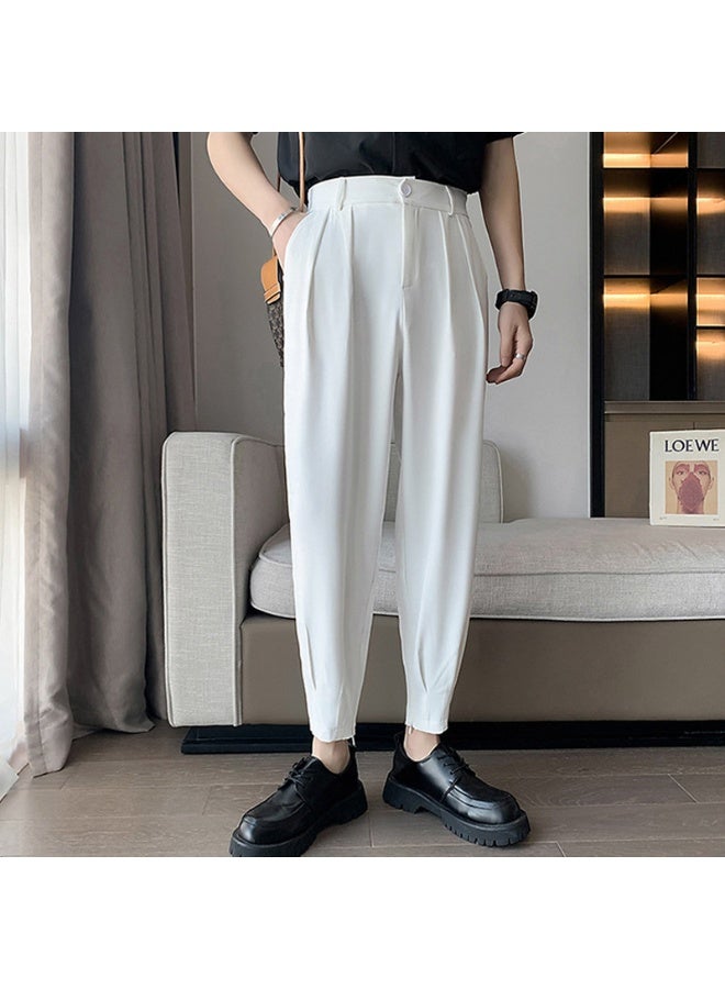 Shougu Men's Fashionable Casual Business Suit Pants 
