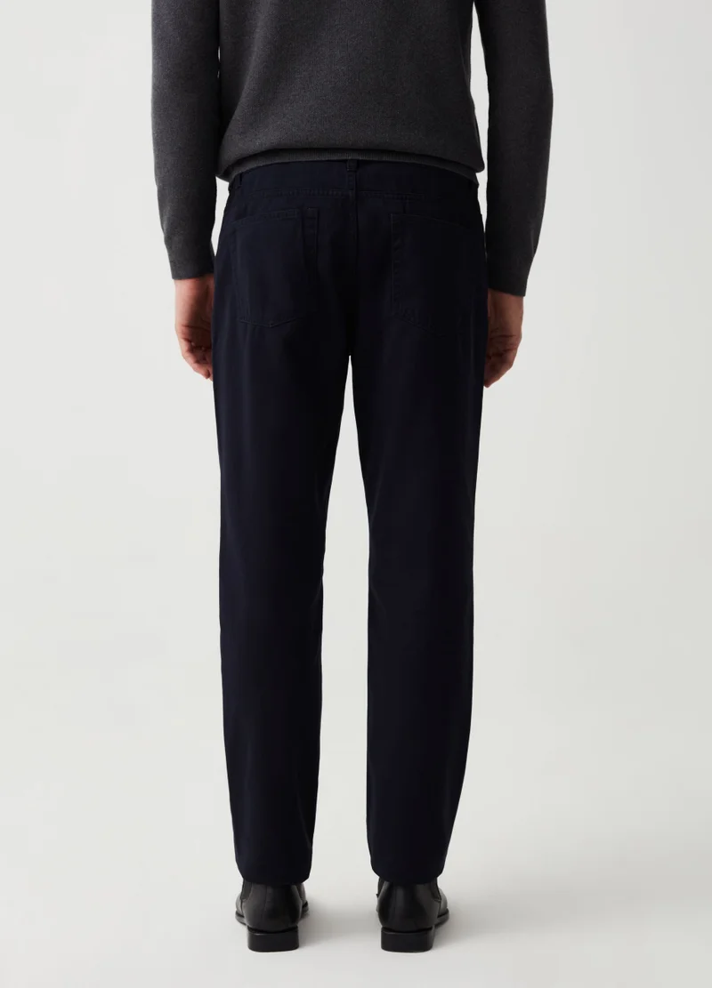 Ovs Regular-Fit Trousers With Five Pockets