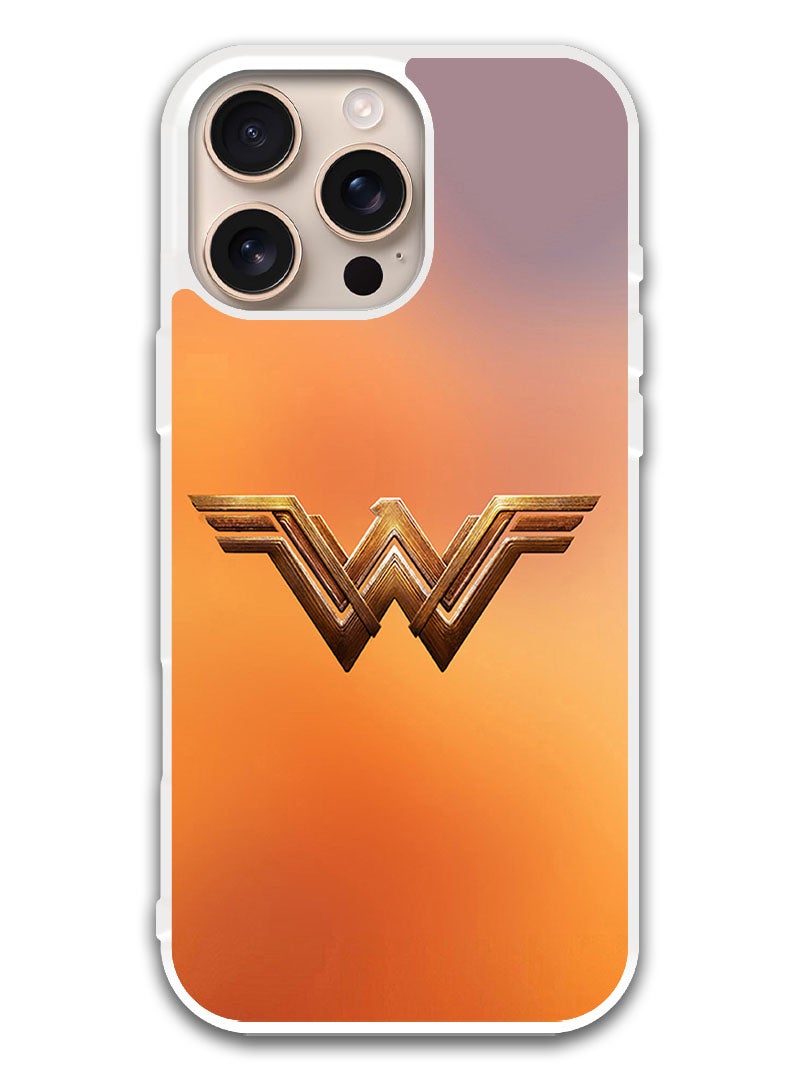 Theodor Protective Case Cover For APPLE IPHONE 16 Pro Wonder Women (White Bumper) - Image 1