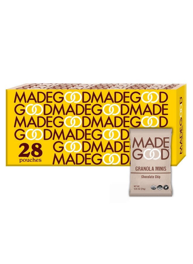 MADE GOOD MadeGood Chocolate Chip Granola Minis, 28 Count, Organic and Delicious Snacks  - Image 1