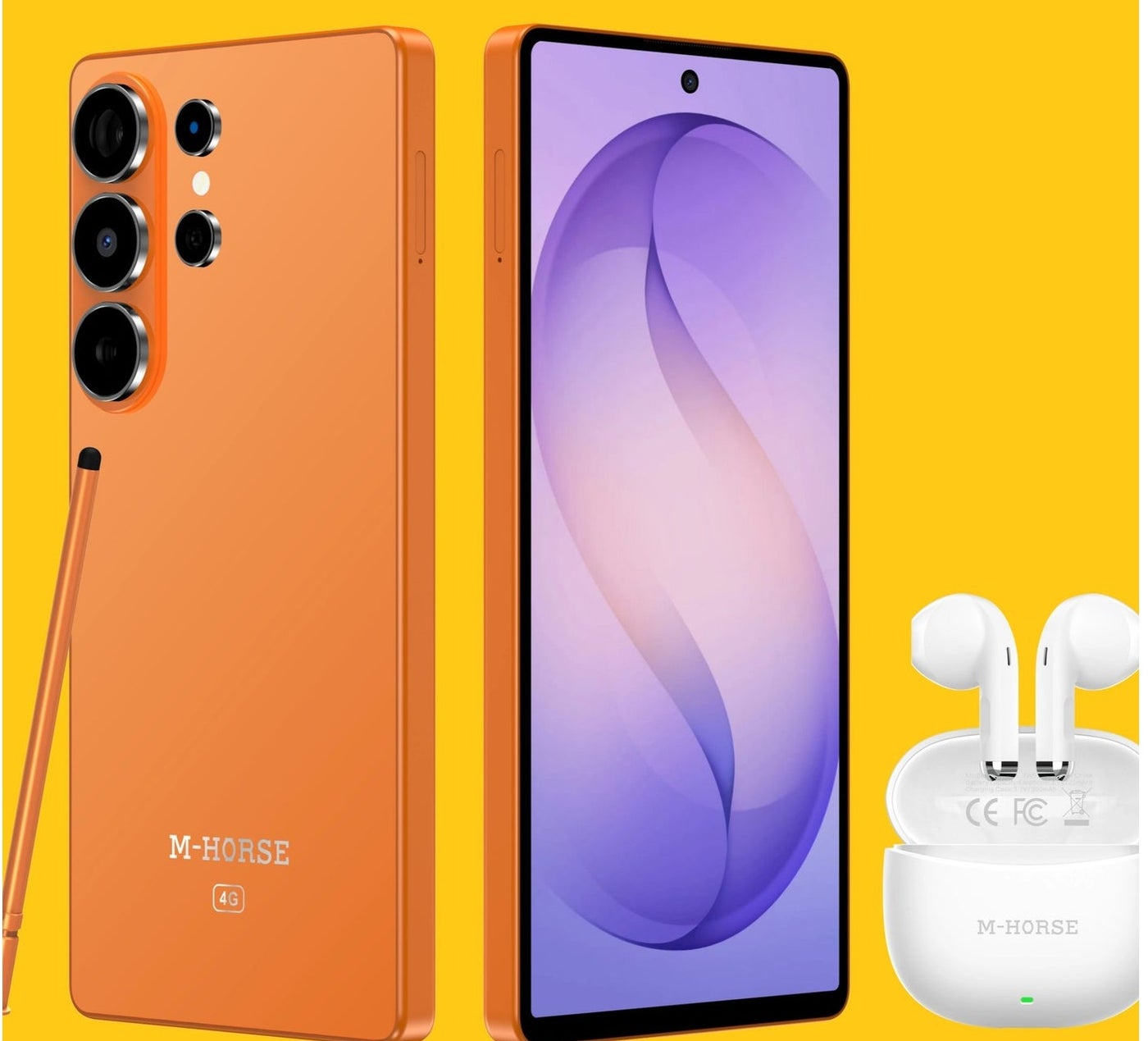 M-HORSE S26 Ultra Plus 5G (12GB RAM, 128GB ROM) 6.8-inch