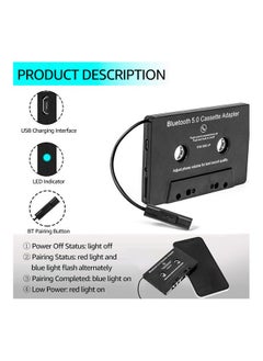 BT Cassette Adapter for Car with Stereo o Wireless Cassette Tape to Aux Adapter Smartphone o Tape Converter - pzsku/Z60739B56A1BDAF2581E8Z/45/_/1733294373/b0e070b6-78e1-4144-8c2a-b902ee98bdfe