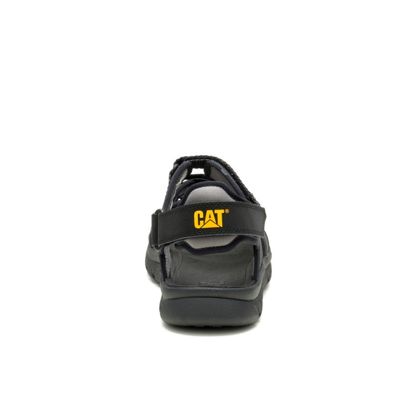 CATERPILLAR صندل كات كادنت للرجال من جلد البولي يوريثان الناعم - خفيف الوزن مع راحة EVA، بطانة قماش مرنة، نعل مطاطي متين - أسود - Image 4