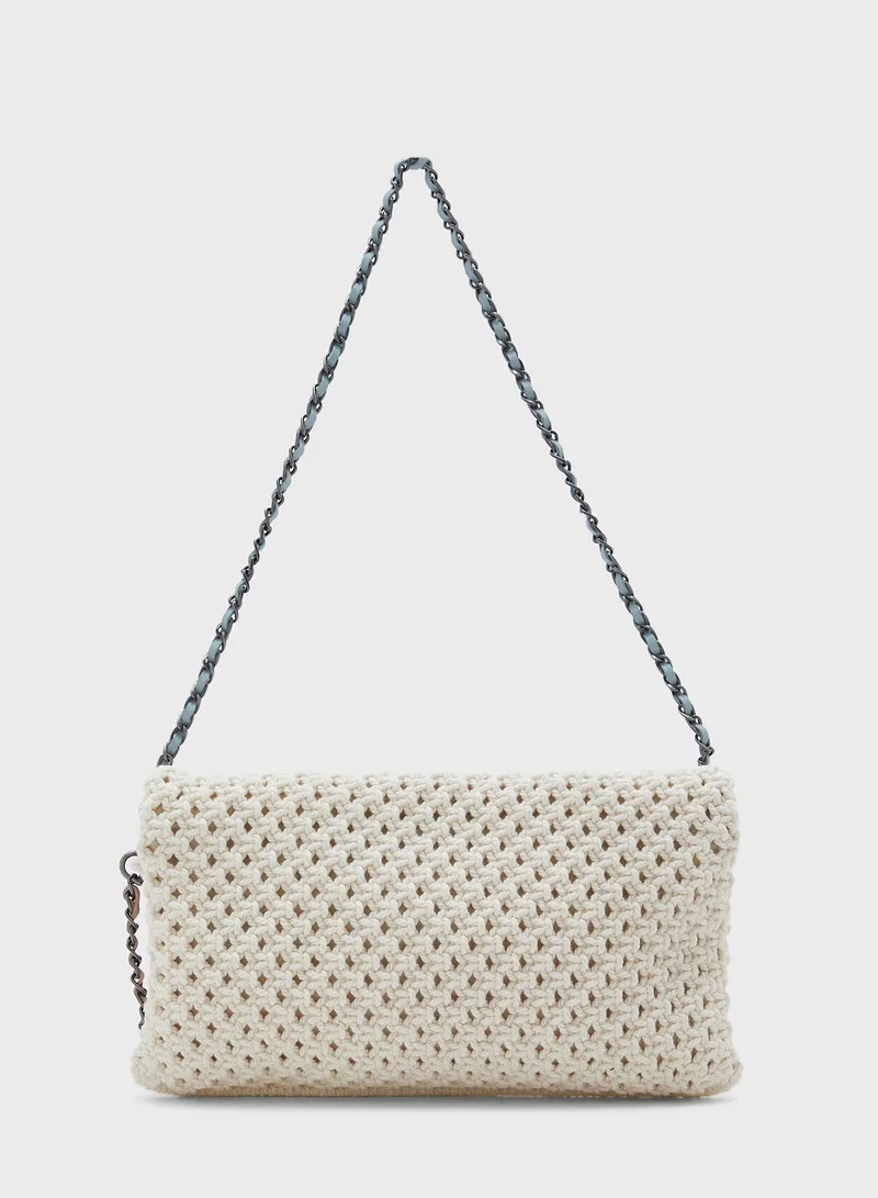 ZADIG & VOLTAIRE Rock Macrame Clutch Bag