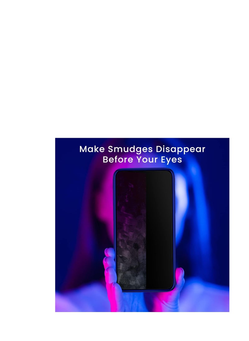 CARE AND SMILE - Care and Smile Mist Cleaner Screen Cleaner Sterilization Disinfection Cleansing Screen Cleaner Spray Safe for All Phones Laptop and Tablet Screens Two in One Spray and Microfiber Cloth BLUE - Image 1