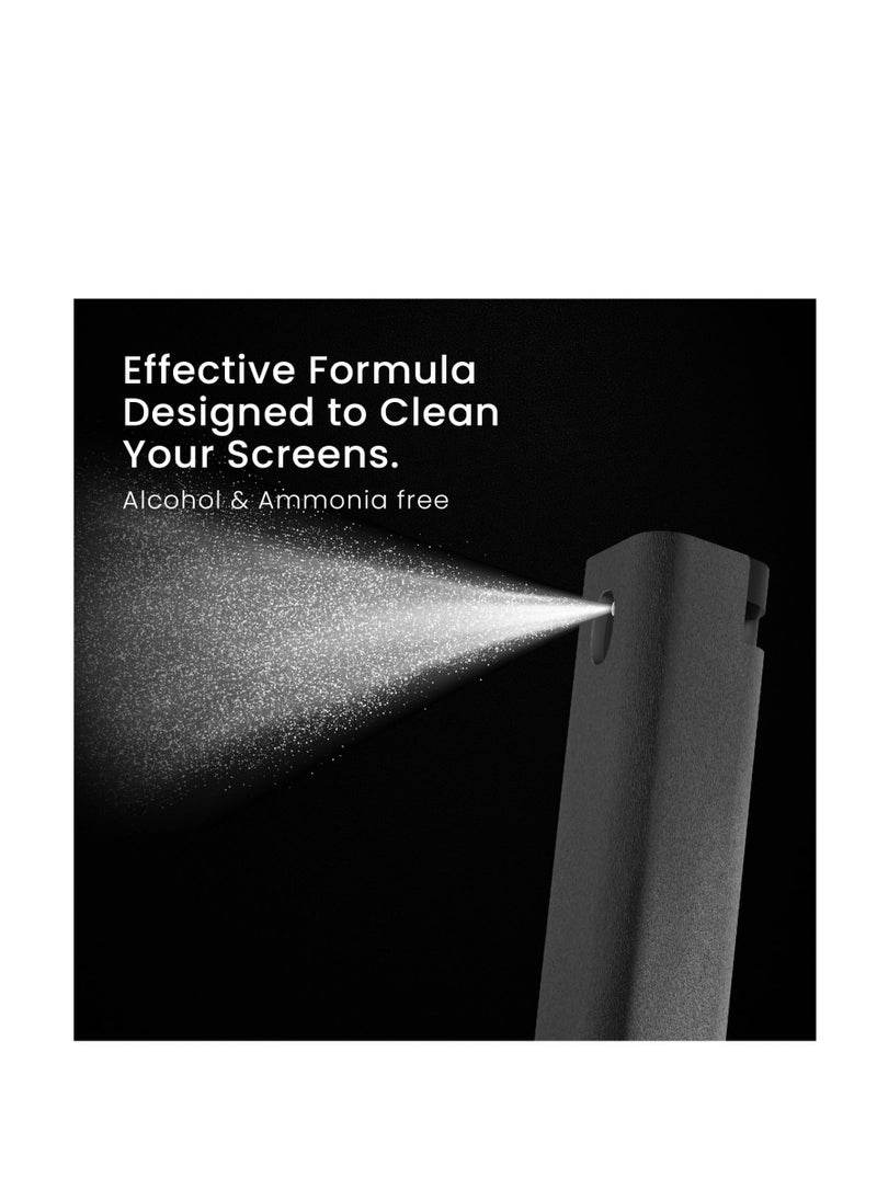 CARE AND SMILE - Care and Smile Mist Cleaner Screen Cleaner Sterilization Disinfection Cleansing Screen Cleaner Spray Safe for All Phones Laptop and Tablet Screens Two in One Spray and Microfiber Cloth BLUE - Image 1