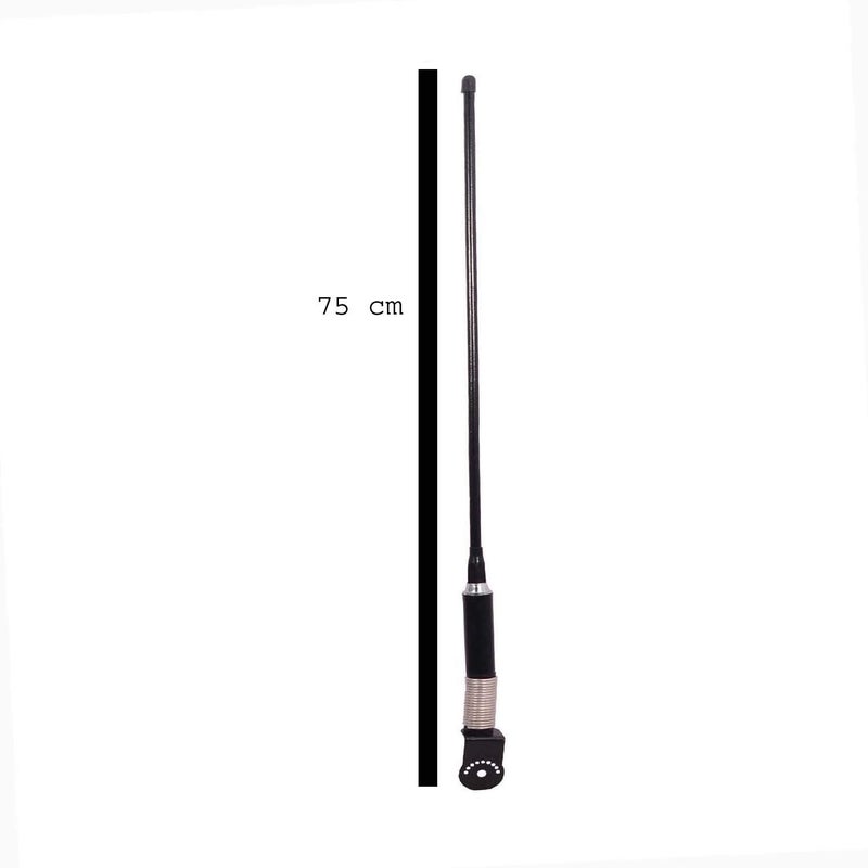 Spedy Decorative Black Big Antenna (L-75 cm) Universal for RE Bullet Classic Standard, Electra, Himalayan RE,Jawa,Yam.,Pulsar,Hon.da,HE.ro SCCEN981 - Image 3