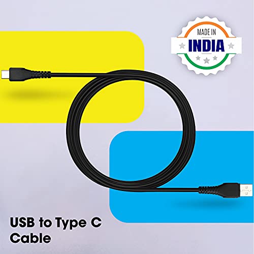 ZEBRONICS Zeb-TU240C Tablet, Smartphone USB to Type C Cable, Charge and Sync, 1 Meter Length (Black) - Image 2
