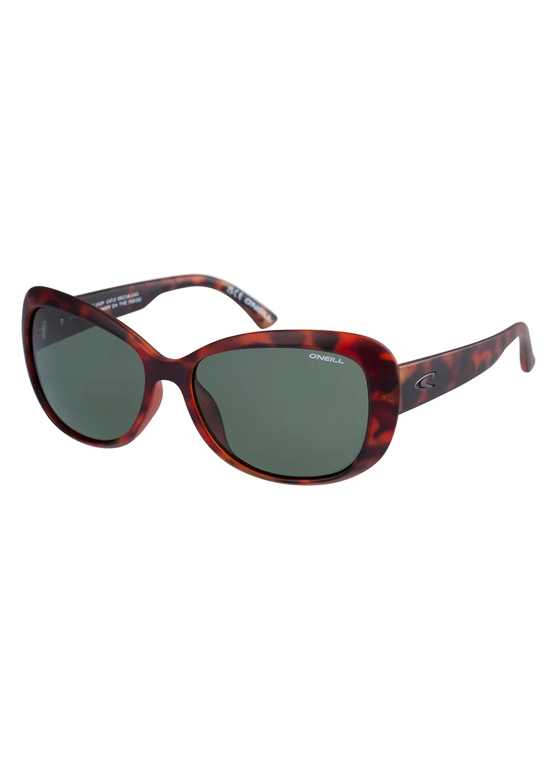 O'NEILL ONS-9010 Women Polarized Butterfly Sunglasses Brown 58 mm