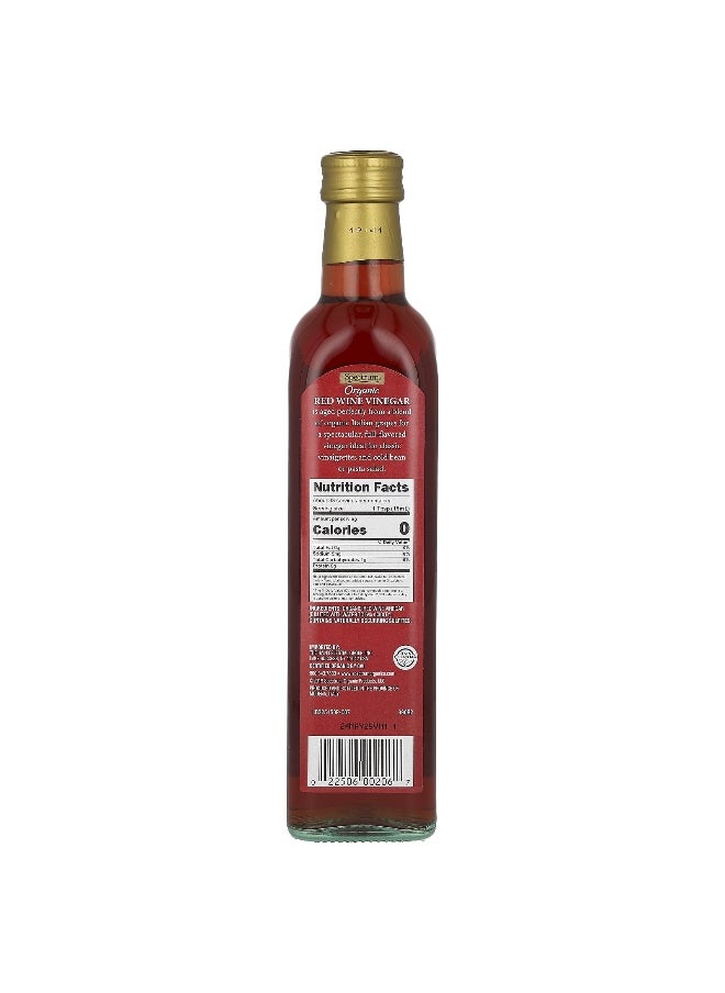 Spectrum Culinary Spectrum Culinary, Organic Red Wine Vinegar, 16.9 fl oz (500 ml)  - Image 2