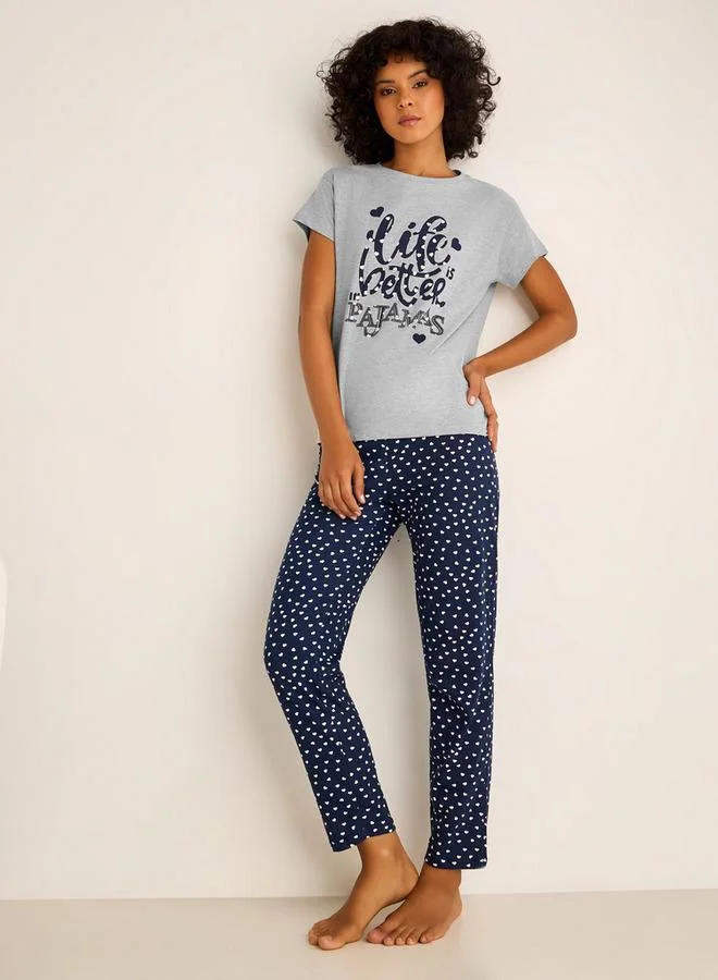 سبلاش فيڤ طقم بيجامة بلوزة وبنطلون