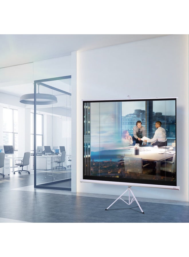Deli (deli) 100-inch 4:3 Projector Projection Screen Bracket, Compatible With Nut Pro, Xgimi, And Dangbei, Simple Home And Office Projector Screen 50491 - Image 5