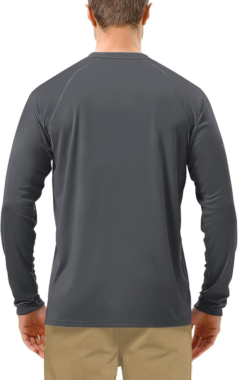 Roadbox Heavy load resistant Men's Rash Guard Short Sleeve, UPF 50+ UV Sun Protection SPF Shirts, Quick Dry Lightweight Fishing Swim T-Shirt General compatible practical design - Image 3