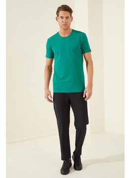 Tommy Life Black Men's Zippered Three Pocket Standard Fit Classic Leg Tracksuit Bottom-84768_01  - Image 4
