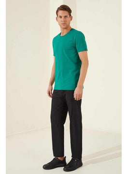 Tommy Life Black Men's Zippered Three Pocket Standard Fit Classic Leg Tracksuit Bottom-84768_01  - Image 5