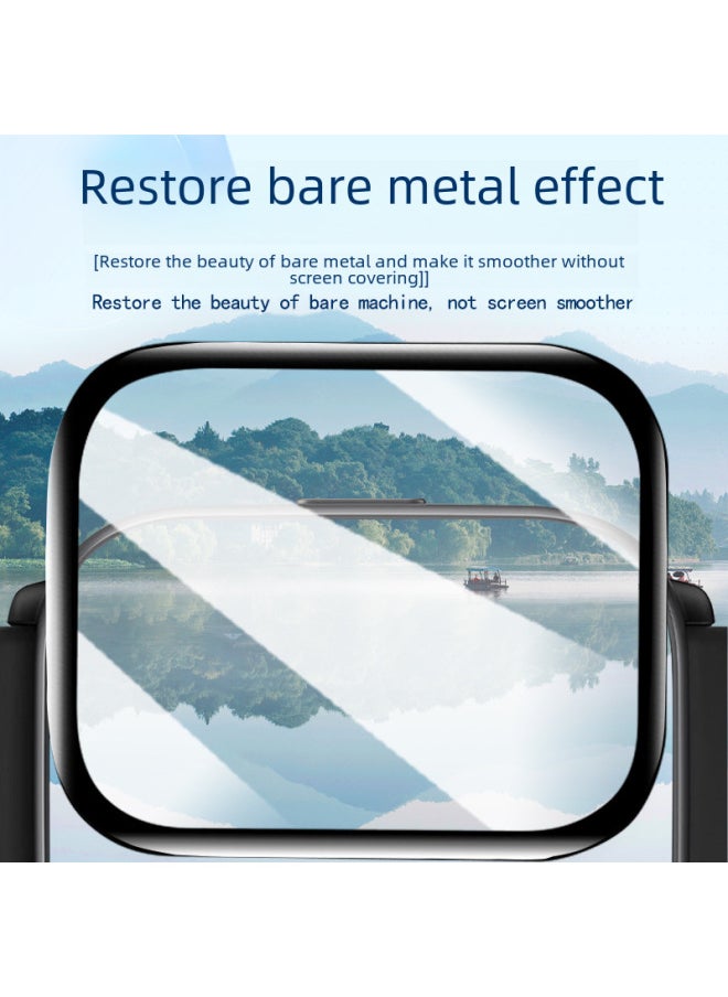 Generic - Applicable To Huami Active Watch Film PMMA Composite Hot Bending Full Screen TPU Water Coagulation Amazfit Protective Soft Film-Color:TPU Hydrogel Film (easy To Tear) Two Pieces-Size:Huami Active - Image 1
