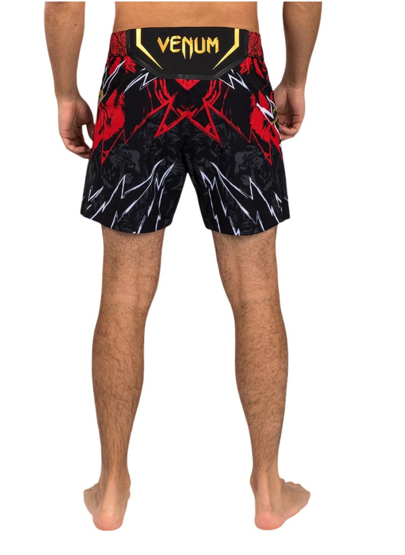 VENUM - UFC UNRIVALED BY VENUM JON JONES MENS SHORT FIT FIGHT SHORT RED - Image 1