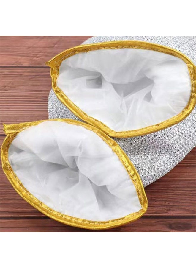 Generic 2-Pack Reusable Wire Dishwashing Gloves - Innovative Loofah Alternative for Kitchen Cleaning | Multipurpose, Waterproof & Heat-Insulating Gloves for Pots, Pans & Utensils  - Image 3
