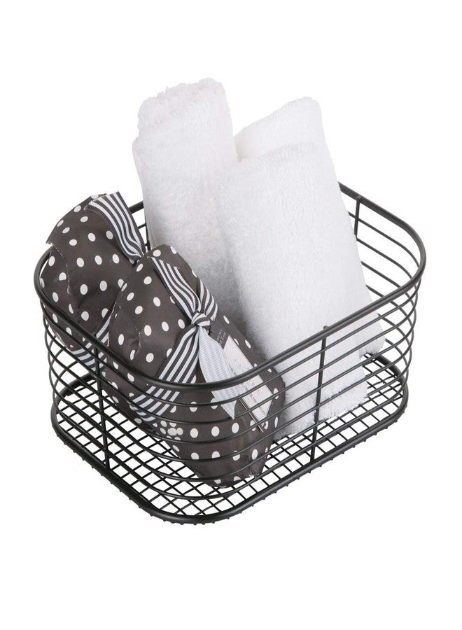 إنترديزاين سلة تخزين مستحضرات التجميل والمكياج من آي ديزاين فيينا، مناسبة للحمام، سطح الطاولة، والمكتب، طقم من قطعة واحدة - صغيرة - Image 1