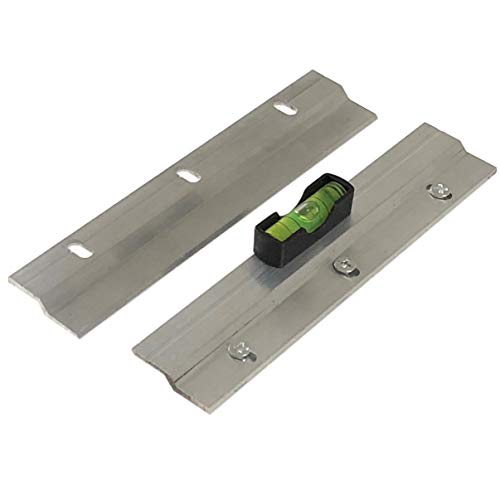 Taskar Heavy Duty Picture & Mirror Hanger Z Bar French Cleat 6"/150mm + Easy Level - Image 1