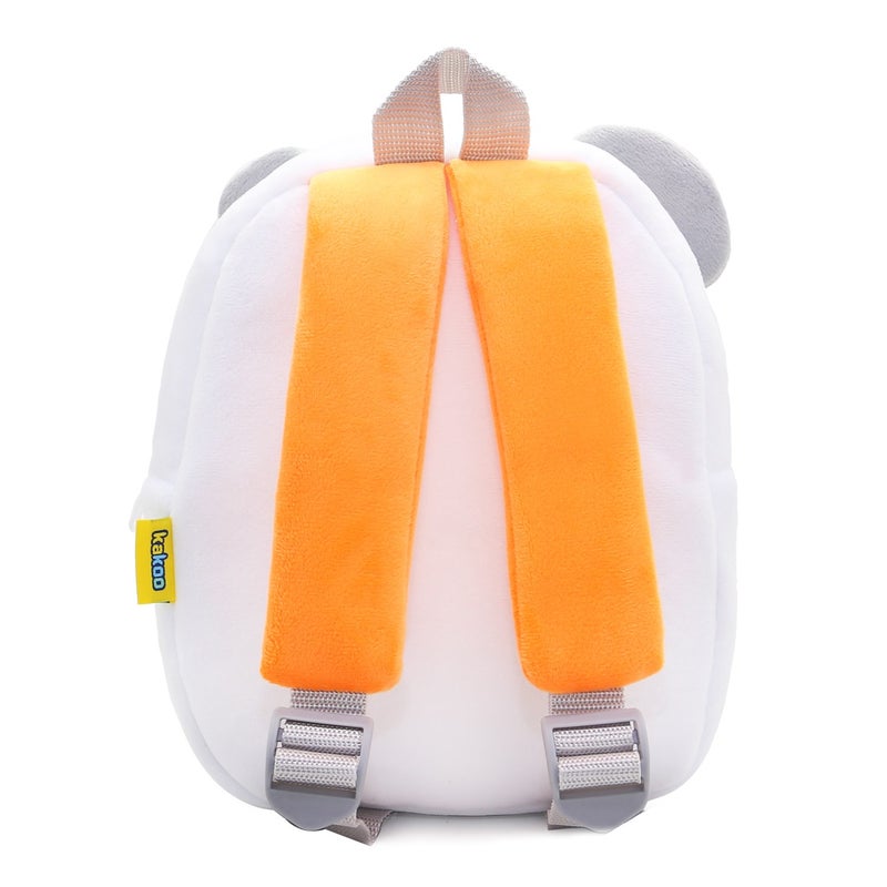 Plush Kids Backpack, Polar Bear Animal Design, Soft Lightweight School Bag for Toddlers and Preschool Kids - Image 5