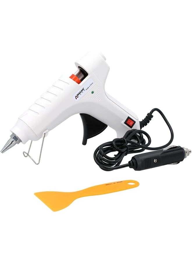erorex 100W Glue Gun With Cigarette Lighter Plug White  - Image 1