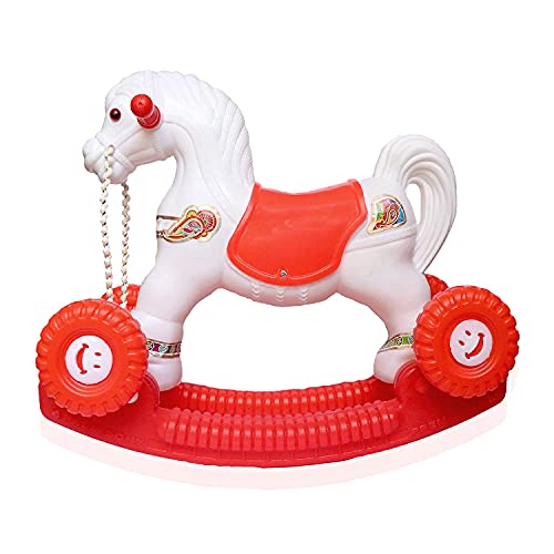 Cr18 Collection 2 In 1 Baby Horse Rider And Rocker For Kids Age 1-5 Years (assorted) - Image 1