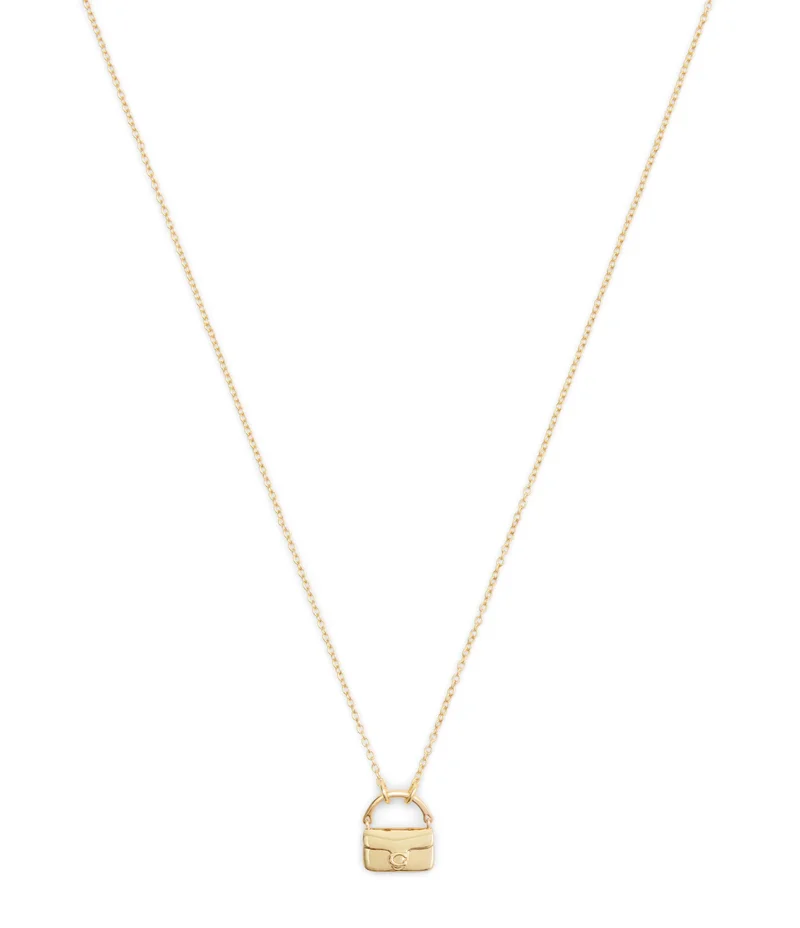 كوتش Signature Handbag Pendant Necklace