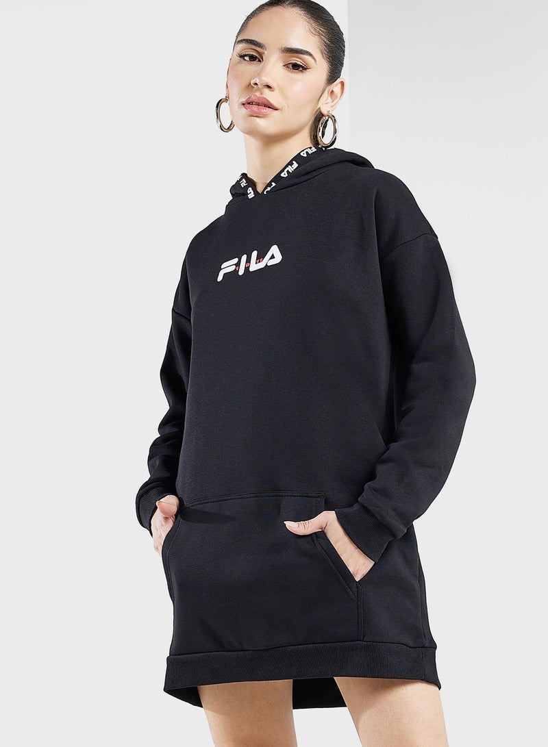 FILA Hooded Sweatshirt Dress  - Image 1