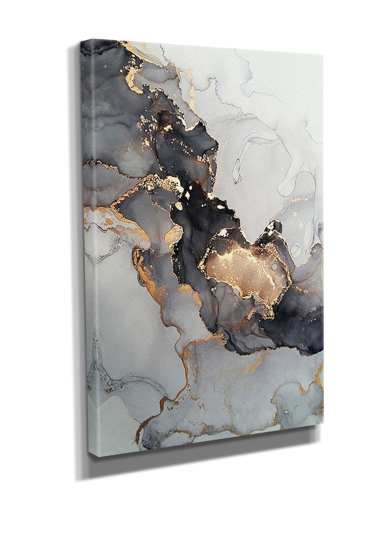 مودكلاس لوحة كانفس مطبوعة ثلاثية الأبعاد -تصميم تجريدي - Image 2