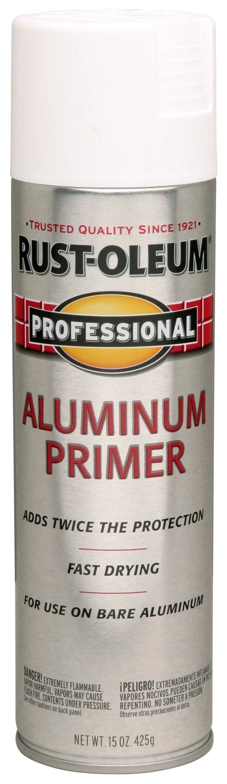 Rust-Oleum 254170 Professional Primer Spray Paint, 15 oz, Aluminum - Image 1