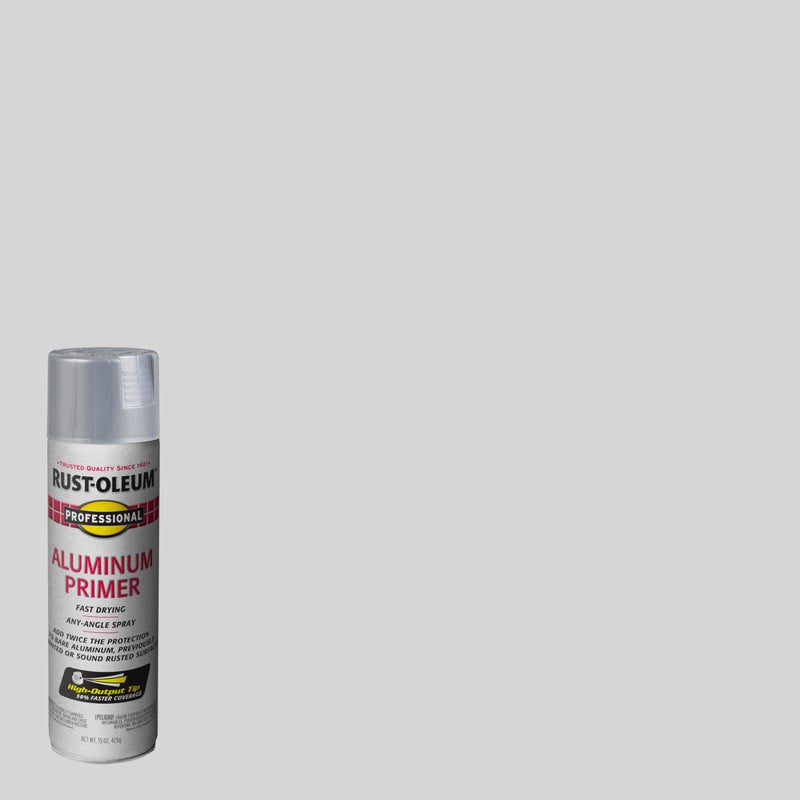 Rust-Oleum 254170 Professional Primer Spray Paint, 15 oz, Aluminum - Image 2