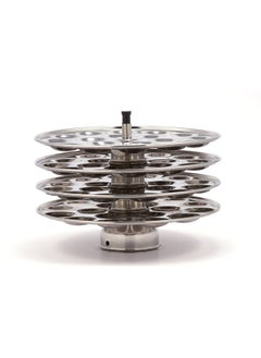 JAIN JAIN Stainless Steel Idli Maker I Mini Idli Maker Set of 4 Plates I Idli Stand for 72 Mini Idlis - Pack of 1, Silver - (Stand Height - 15cm, Width - 20 cm)  - Image 3