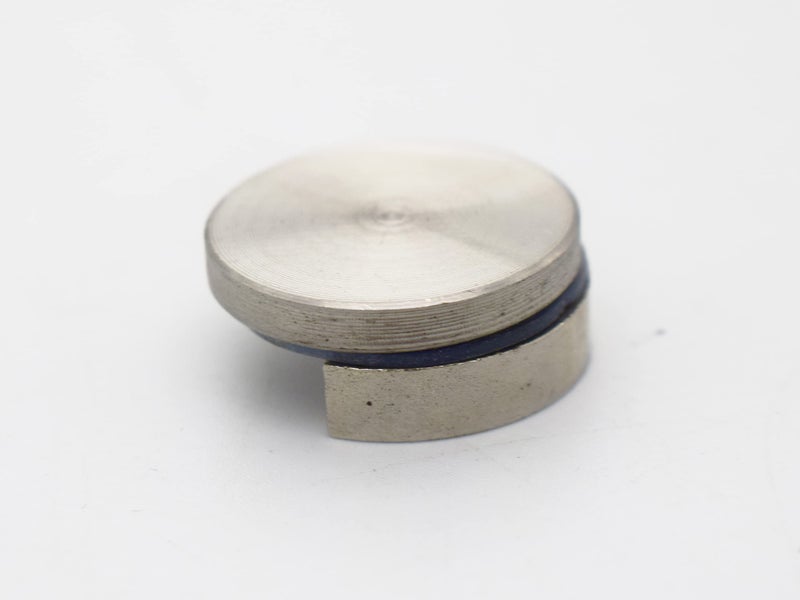 RAB Mirror Button Aluminum Round Wall Mount Mirror Button for Glass, Mirror ( Code:- Half Mirror Cap, Finish:- SS, Size- 6mm, Pack of 4 Piece) - Image 2