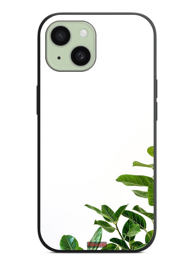 Tolwak Apple iPhone 15 Plus Protective Case Cover Josh Calabrese Leaves - Image 2