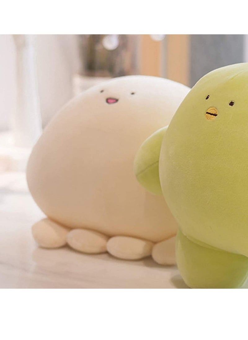 SYOSI 15.7 inch lovely Octopus Plush Stuffed Animal Body Pillow Fat Cartoon Cylindrical Body Pillows for Kids, Super Soft Hugging Toy Gifts for Bedding, Kids Sleeping Nap Kawaii Pillow  - Image 3