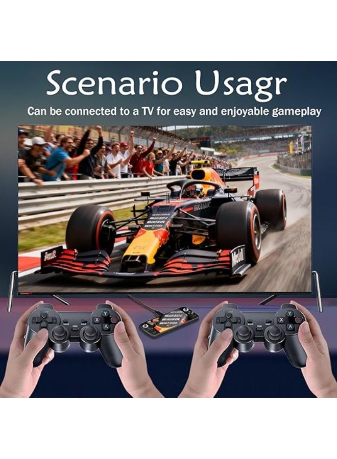 Portable handheld gaming console, 7-inch large IPS display, 128GB storage with 30,000+ classic games, Linux OS, HD output, multimedia arcade system. - Image 5