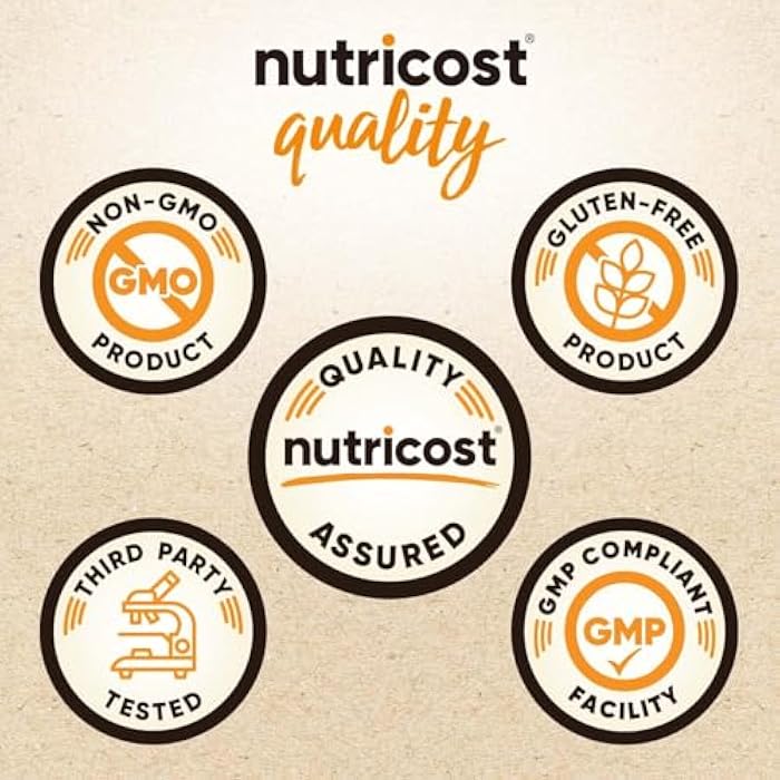 Nutricost Organic Pea Protein Powder (1 LB) Unflavored - Certified USDA Organic, Protein from Plants, Vegetarian Friendly, Gluten Free, Non-GMO - Image 5