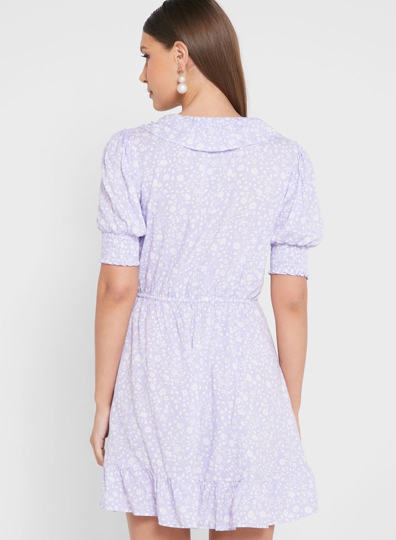 DOROTHY PERKINS Floral Ruffle Wrap Dress  - Image 2