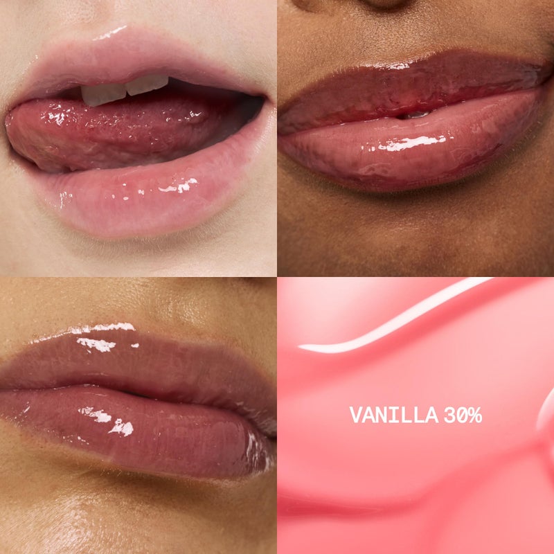 fwee 3D Voluming Gloss 30% (Sheer) | Vanilla 30% l High Shine, Non-Sticky Lip Gloss for Makeup | Long-Lasting, Moisturizing Gel Formula | 30%, 70% Pigment Options | 5.3g - Image 2