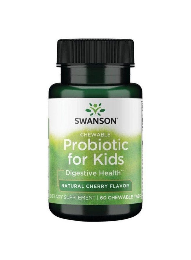 Swanson PROBIOTIC Kids NAT Cherry 60 CHWBL - Image 4